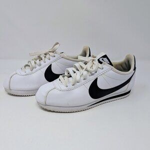 Nike Cortez Basic Leather White Black Classic 807471-101 Women’s Size 8.5 2019